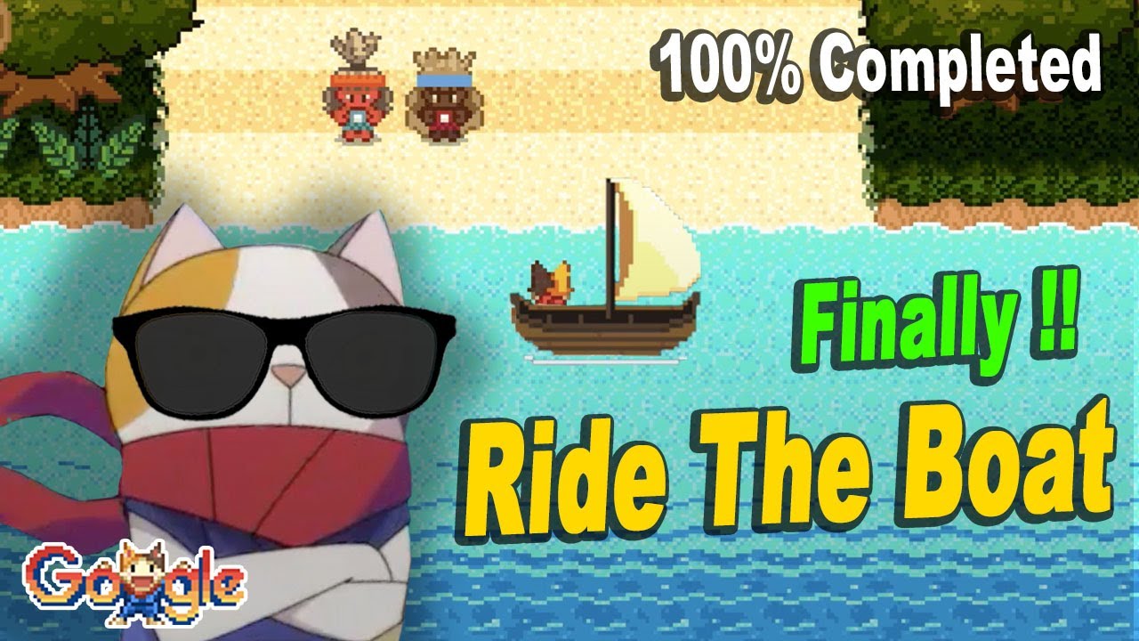 Google Doodle Champion Island Ride The Boat